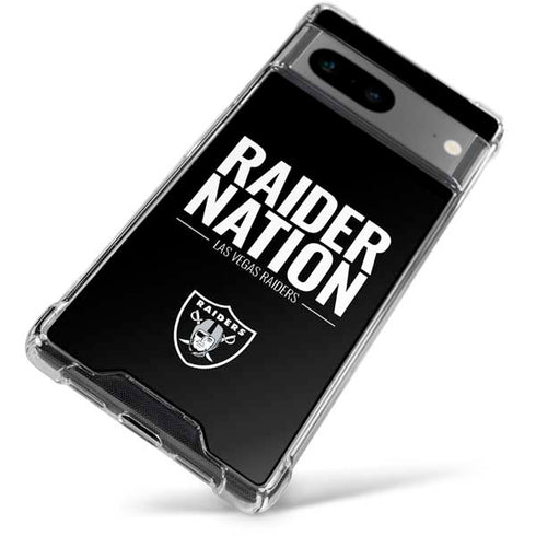 NFL Las Vegas Raiders Team Motto Google Pixel 7a Clear Case